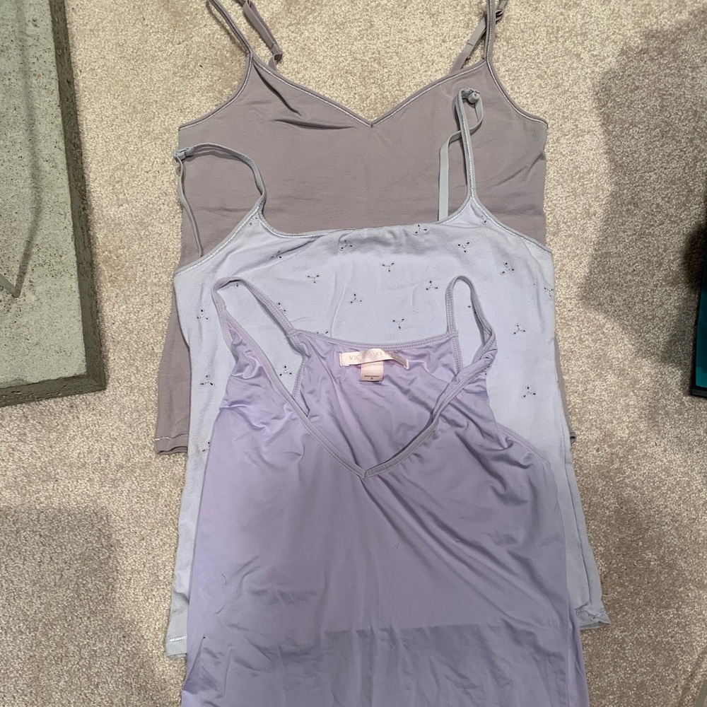 VS lavender tanks